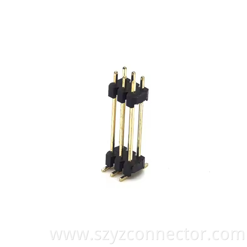 2.0mm Pitch Pin Header Dual Row SMT SQ0.5mm Double Plastic H2.0mm 23P (2)